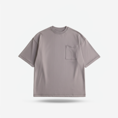 pocket size T shirts grey