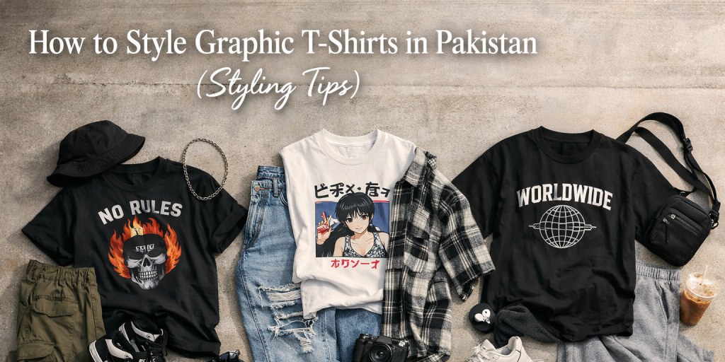 How to Style Graphic T Shirts in Pakistan (Styling Tips)