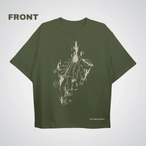 Astronaut Oversized Drop Shoulder T-shirt ZYG025