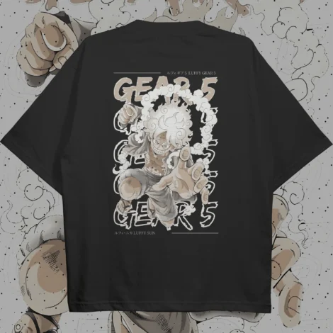 Monkey D. Luffy Gear 5 (Over Sized) Drop Shoulder T-Shirt