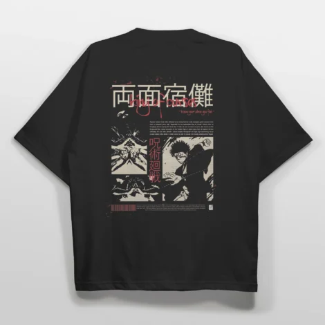 SUKUNA Oversized Drop Shoulder T-shirt ZYG021